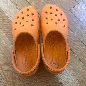 Crocs orange shoes
